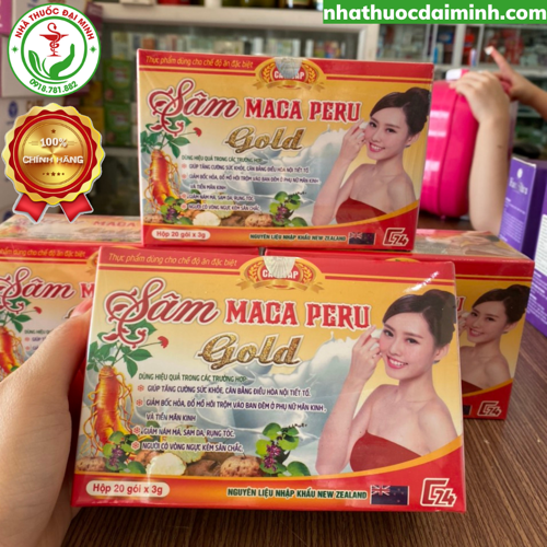 Sâm Maca Peru Gold - Cân Bằng Nội Tiết Nữ (Hàng chính hãng)