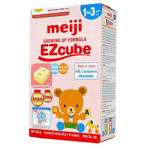 Sữa Meiji số 9 dạng thanh EZcube 432g (1-3 tuổi)