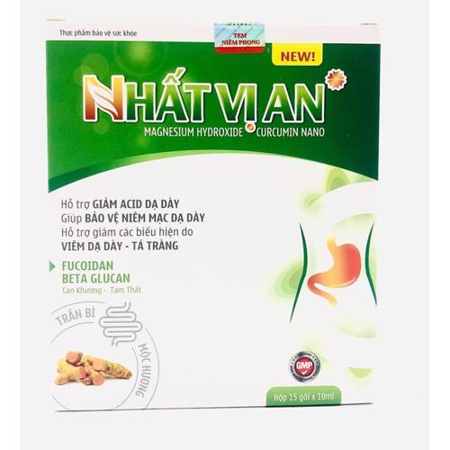 NHẤT VỊ AN - HỖ TRỢ GIẢM CÁC BIỂU HIỆN DO VIÊM DẠ DÀY, TÁ TRÀNG