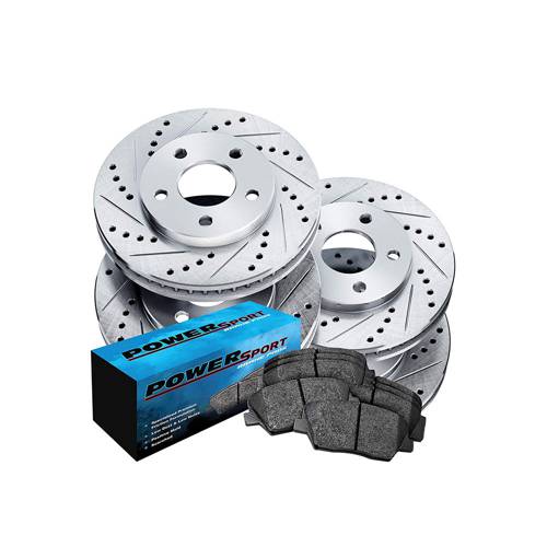 Full Kit Đĩa quay phanh có rãnh cắt ngang và Đĩa đệm bằng gốm Camaro, Firebird