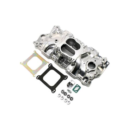 Sản phẩm đua xe tấn công PC2000 Khối nhỏ Chevy Mặt phẳng kép được đánh bóng Cửa hút nhôm Idle-5500 R