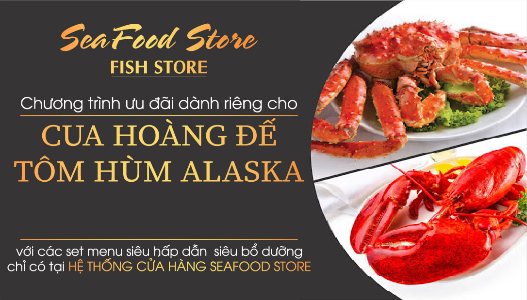 Cua hoàng đế - Tôm hùm Alaska