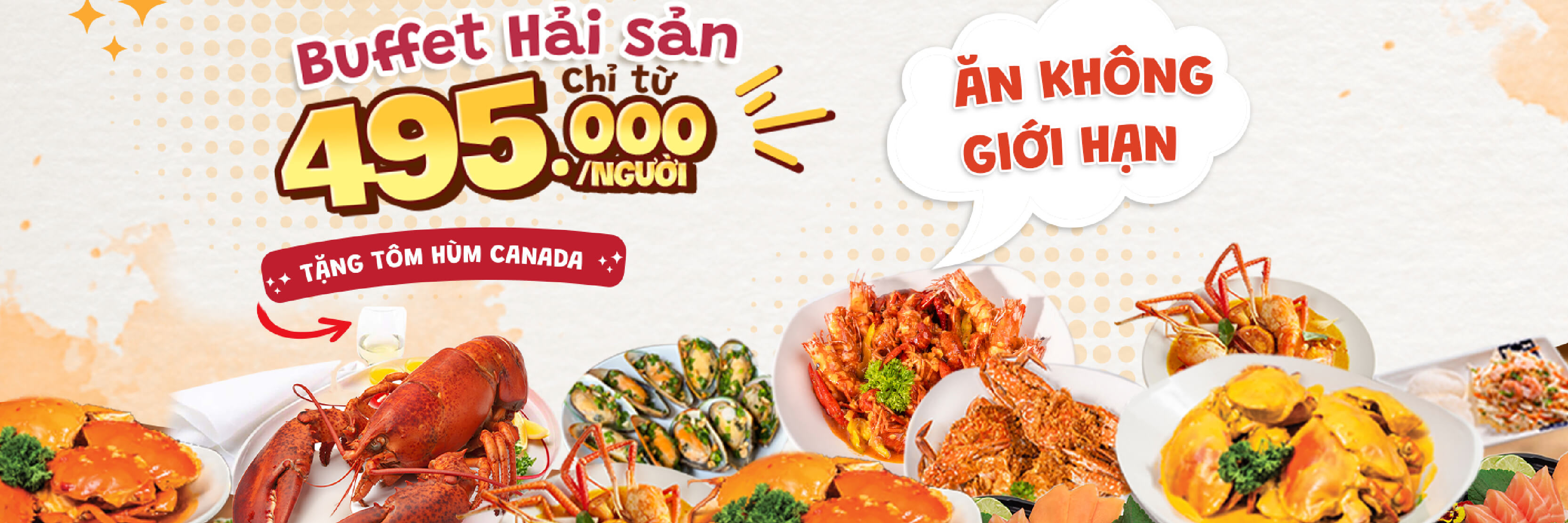 Buffet Hải sản - Ăn không giới hạn