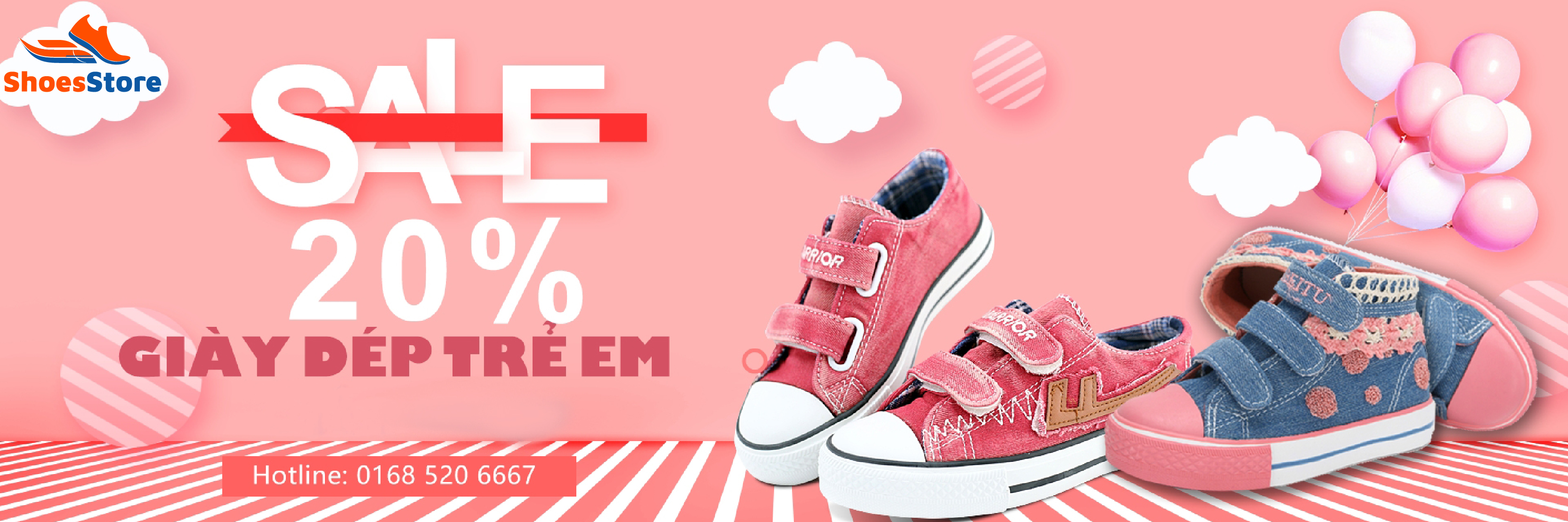 Sale 20% giày dép trẻ em
