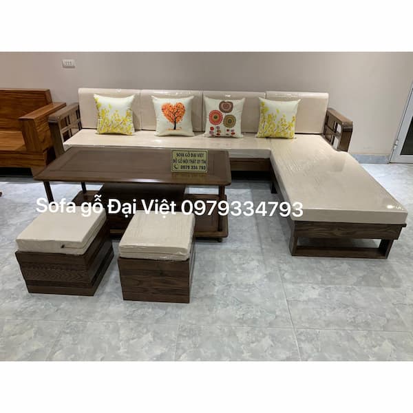Mẫu bàn ghế sofa gỗ sồi và lựa chọn nơi cung cấp nội thất bằng gỗ sồi uy tín