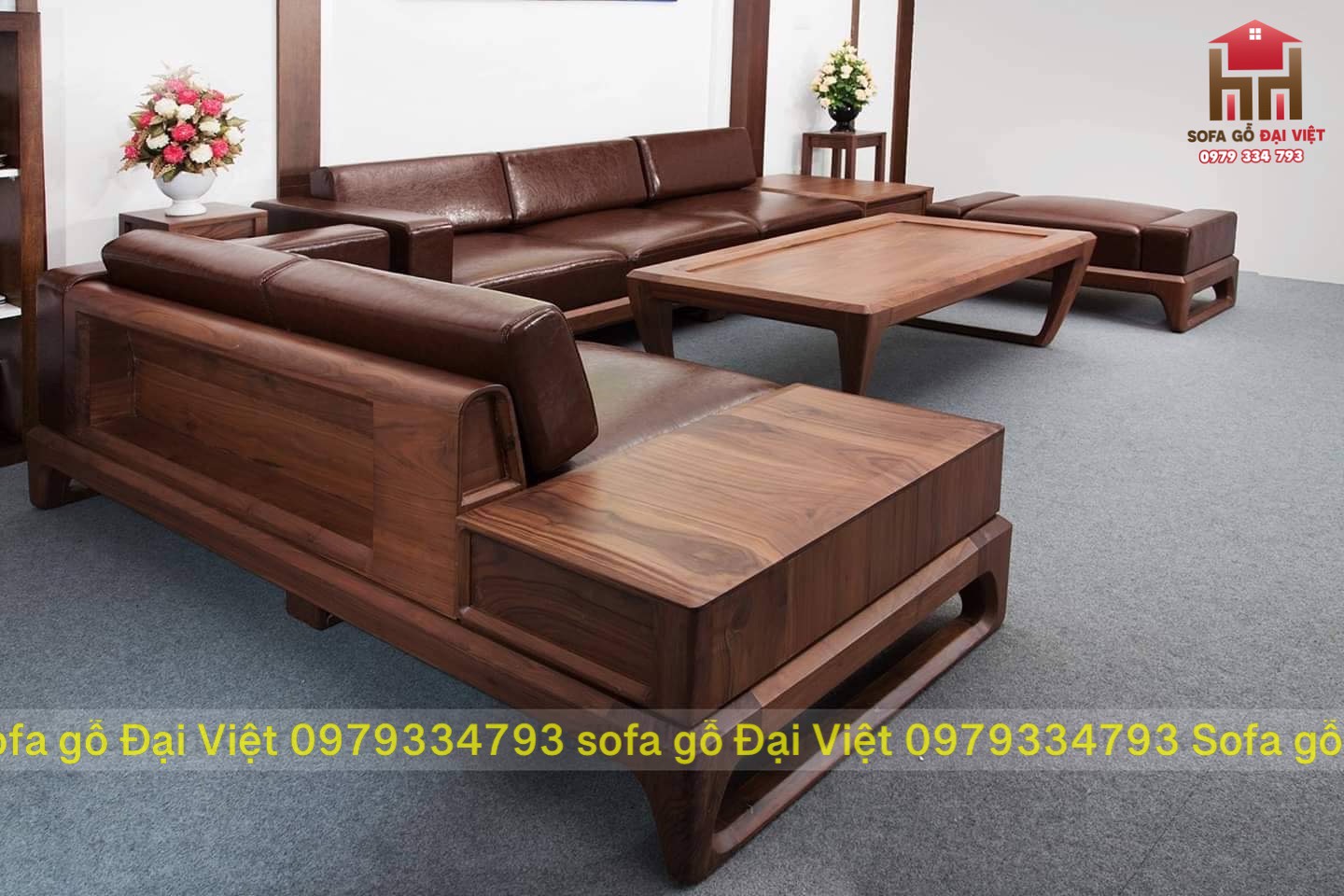 sofa gỗ gia rẻ hà nội