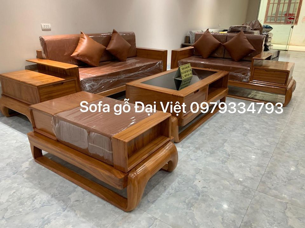 Muốn mua sofa gỗ nguyên khối giá rẻ đến ngay Sofa Gỗ Đại Việt
