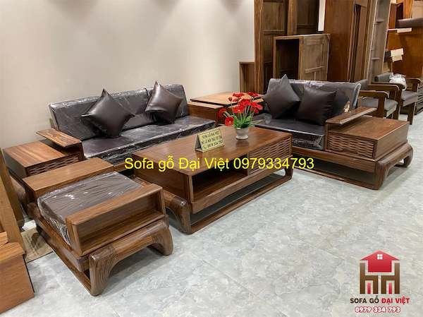 TOP 9 Mẫu sofa gỗ nguyên khối đẹp chất lượng giá rẻ nhất