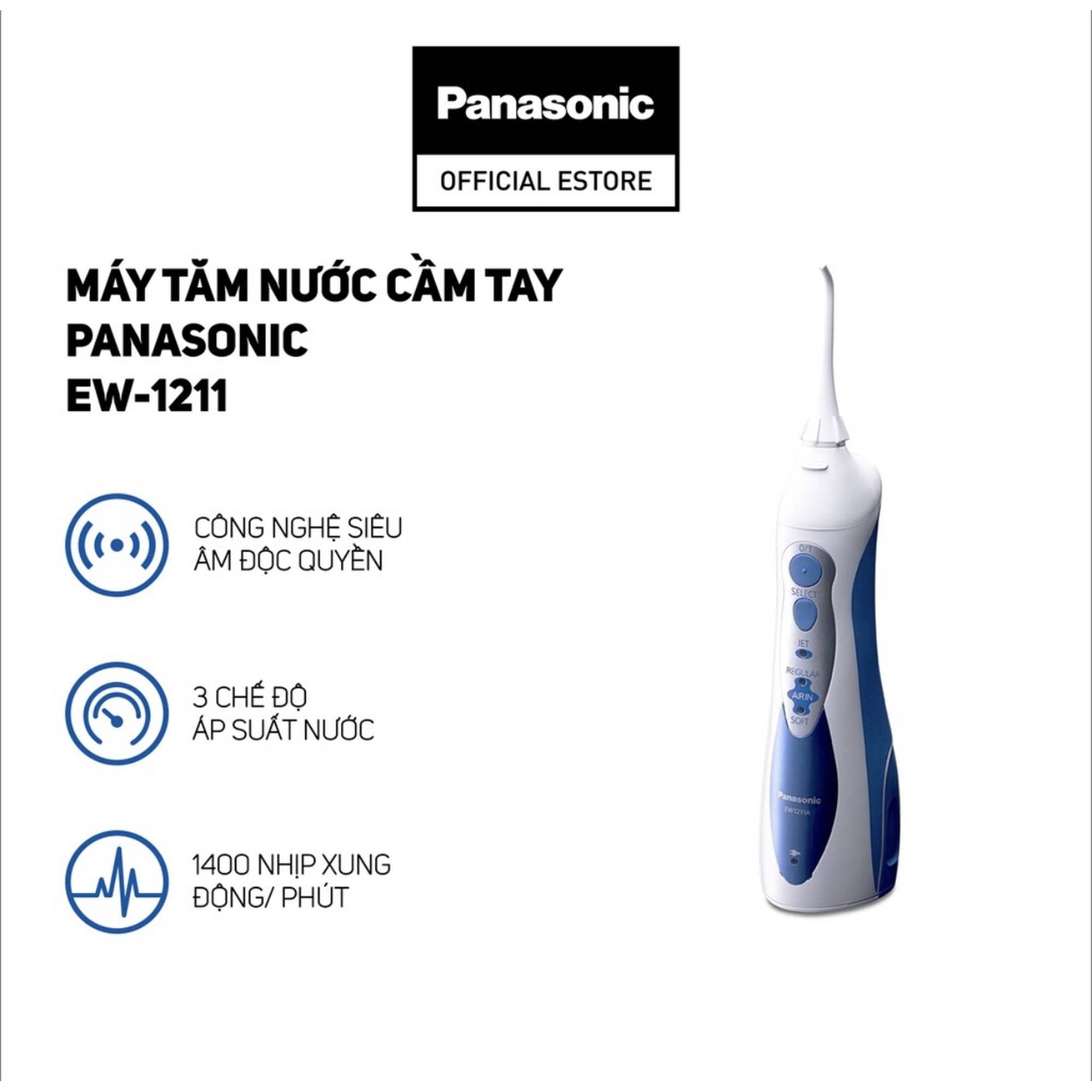 Máy Tăm Nước Cá Nhân Panasonic EW1211A - Bảo Hành 12 Tháng - Hàng Chính Hãng