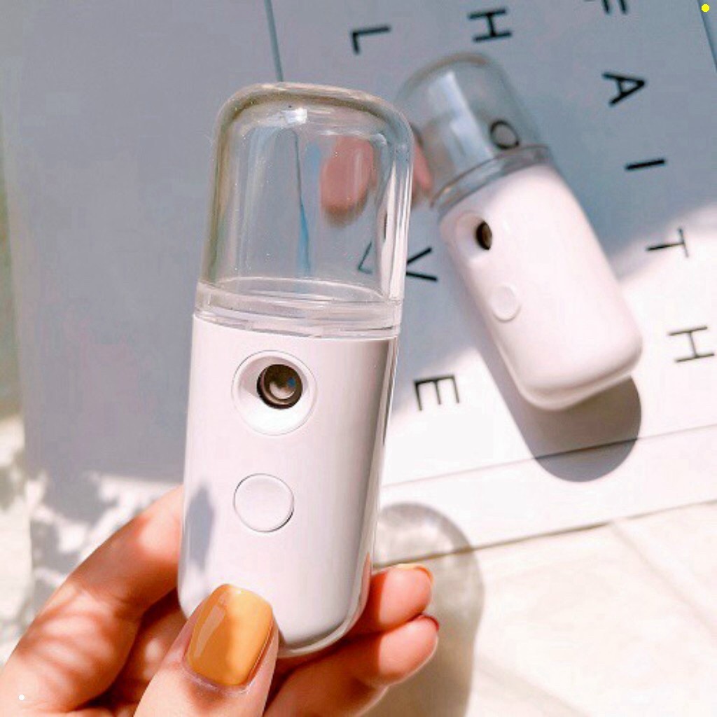 Máy phun sương mini cầm tay, giúp dưỡng ẩm da hiệu quả