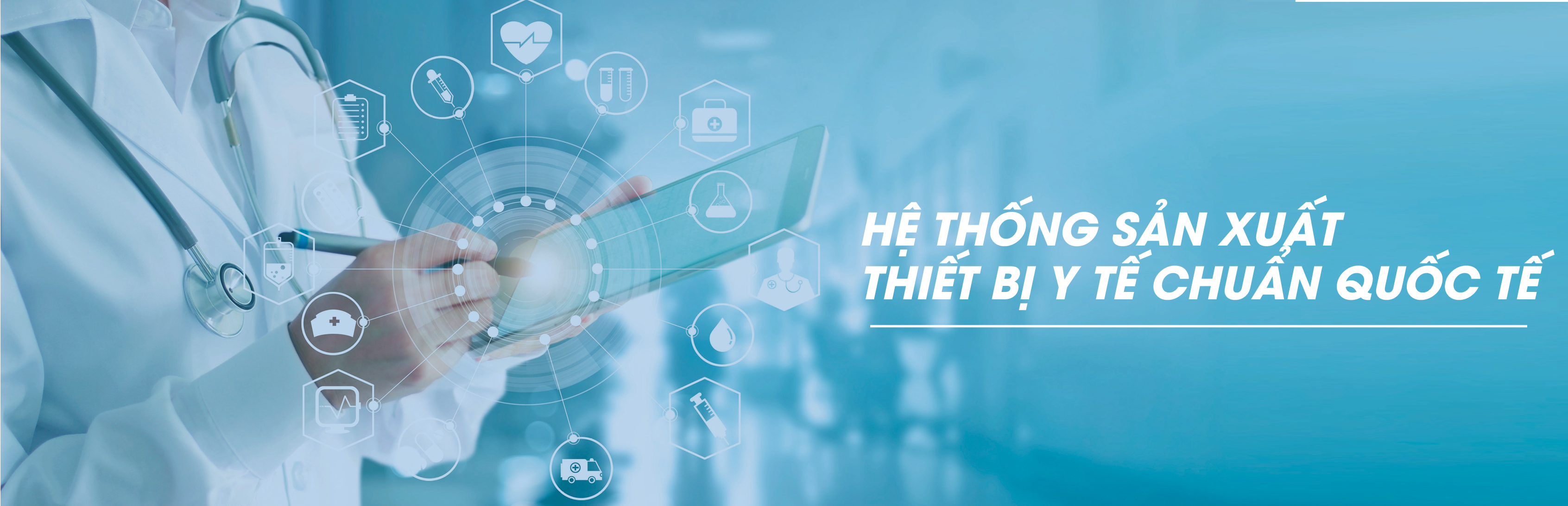 Hệ thống sản xuất thiết bị y tế chuẩn quốc tế